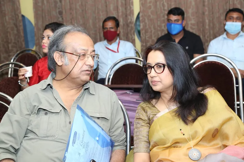A moment from the Sharad Sundari 2021 curtain raiser