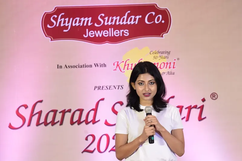A moment from the Sharad Sundari 2021 selection round