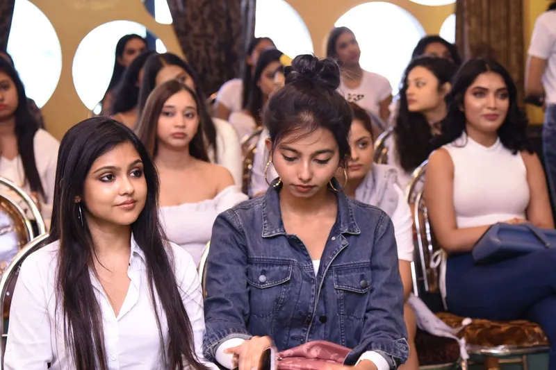 A moment from the Sharad Sundari 2021 selection round