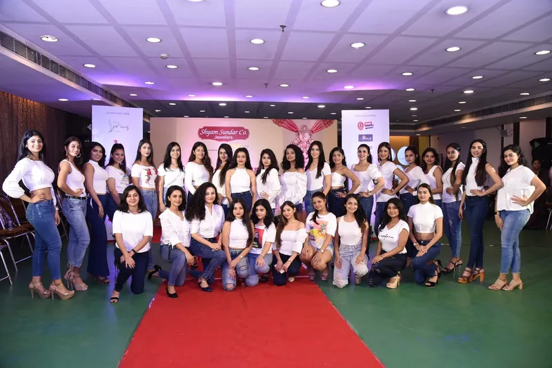 A moment from the Sharad Sundari 2021 selection round